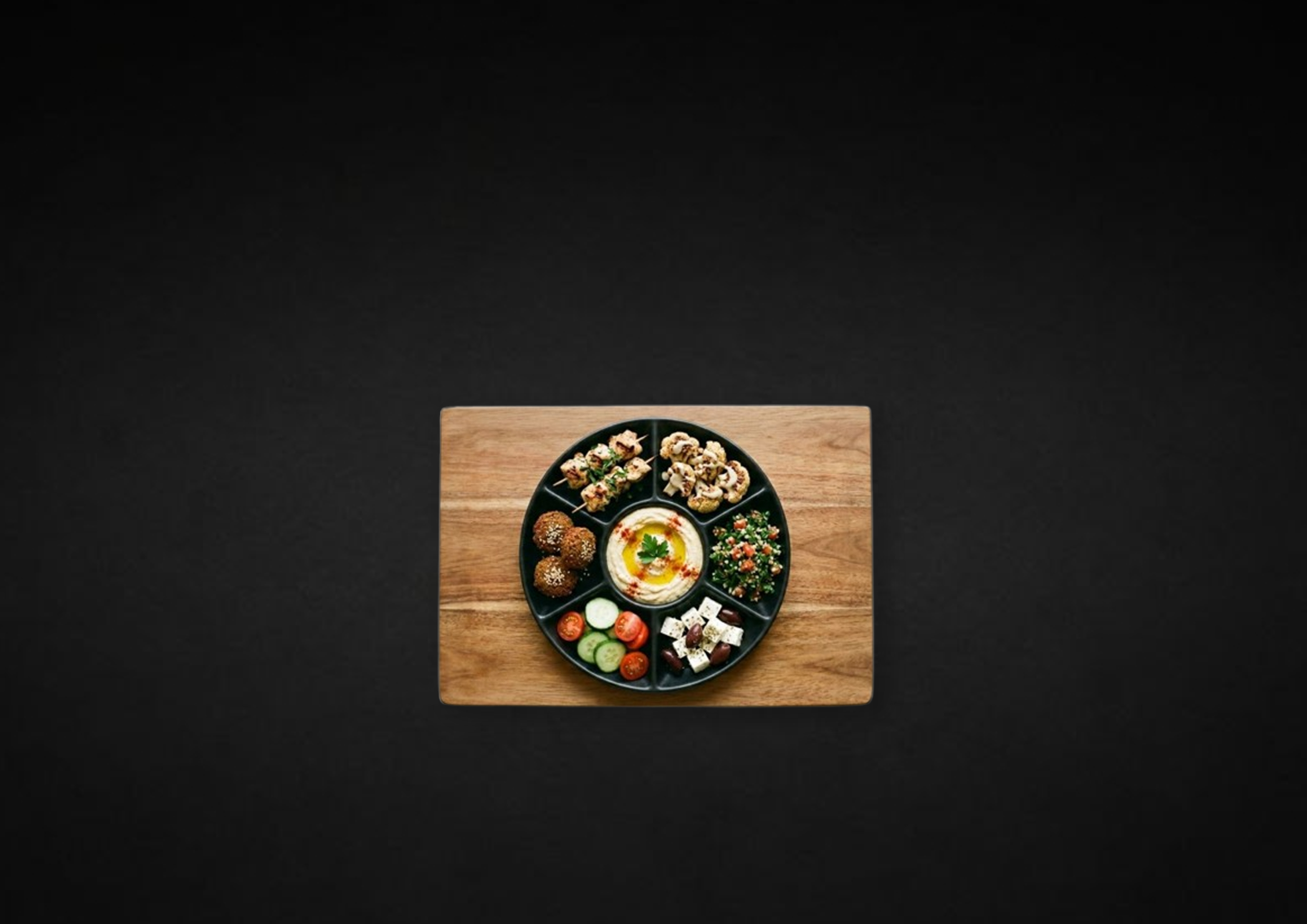 Assiette découverte