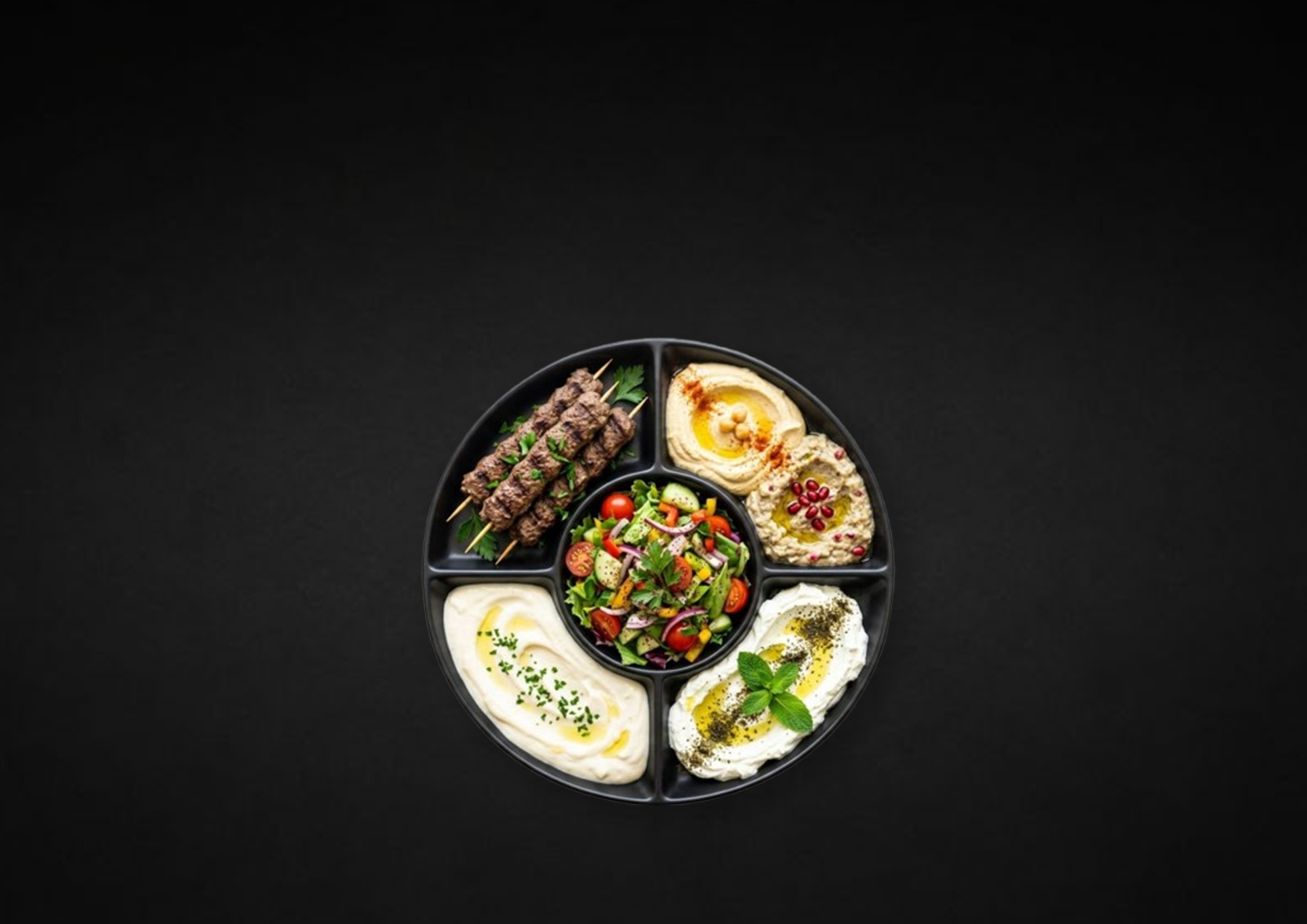 Assiette kabab