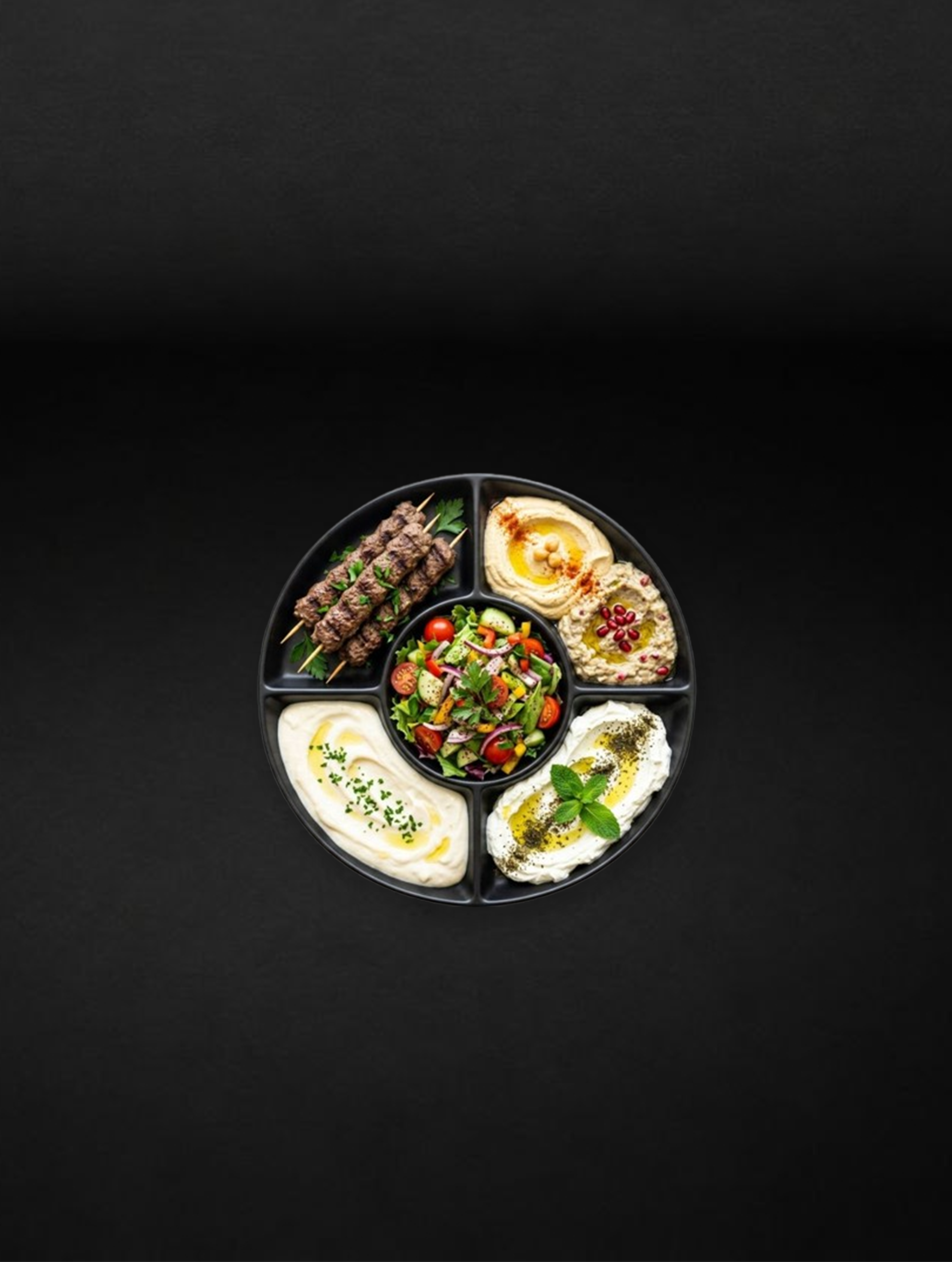 Assiette kabab