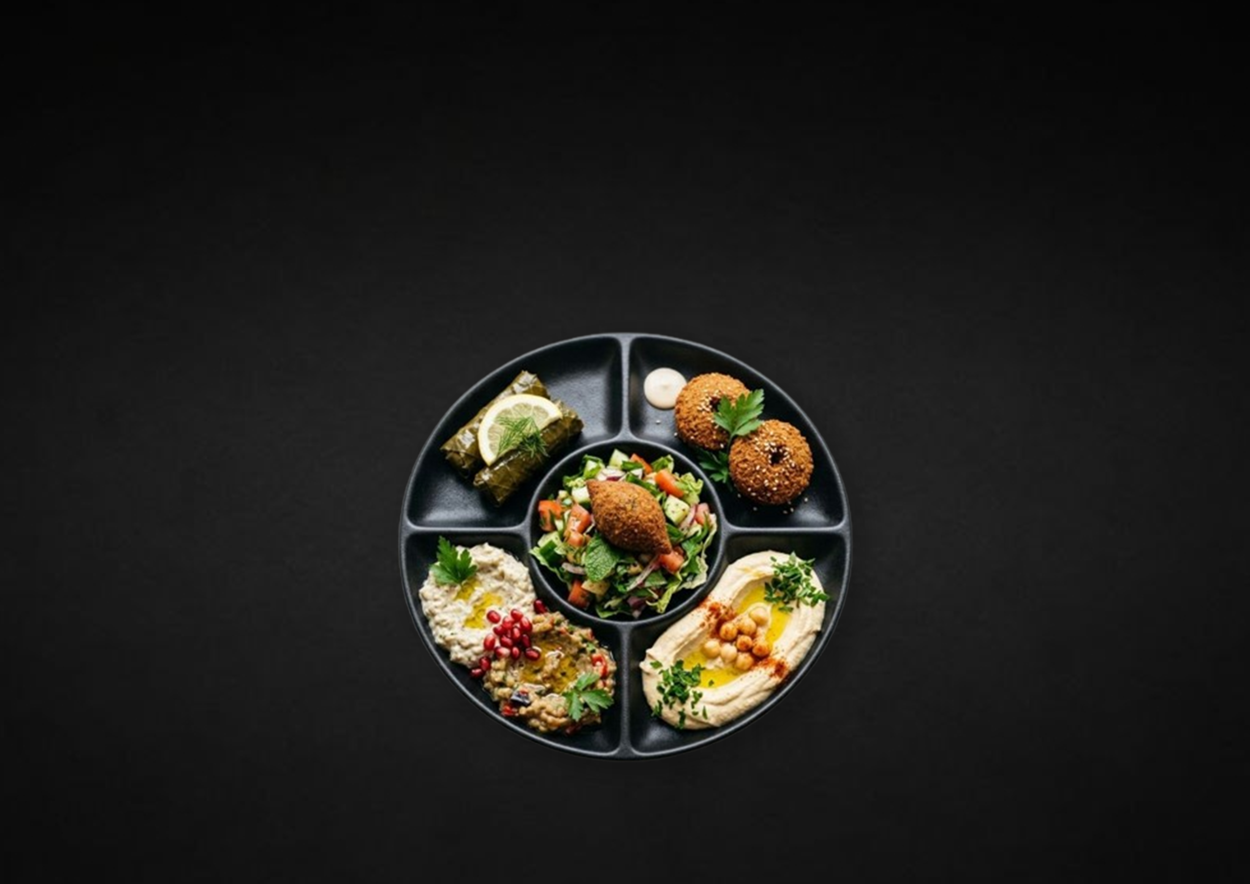 Assiette végane